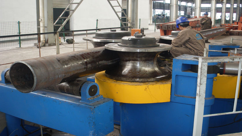 Pipe Bending Machine In Haotai Steel Company
