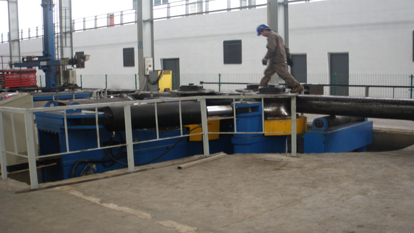 Pipe Bending Machine In Haotai Steel Company