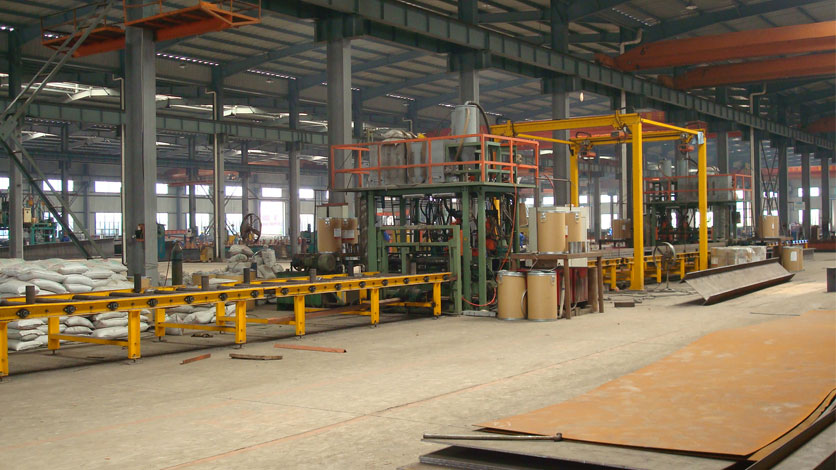 H-Beam Welding Line In Jincheng Steel Company