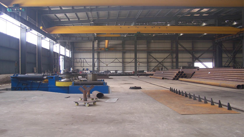 Pipe Bending Machine In Yaohai Steel Company