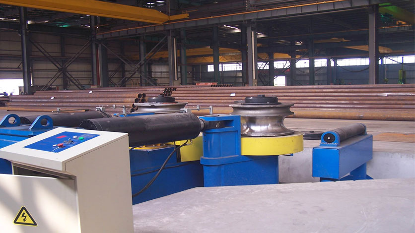 Pipe Bending Machine In Yaohai Steel Company