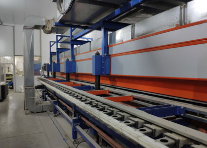 PU & Rockwool Sandwich Panel Line In Ukraine