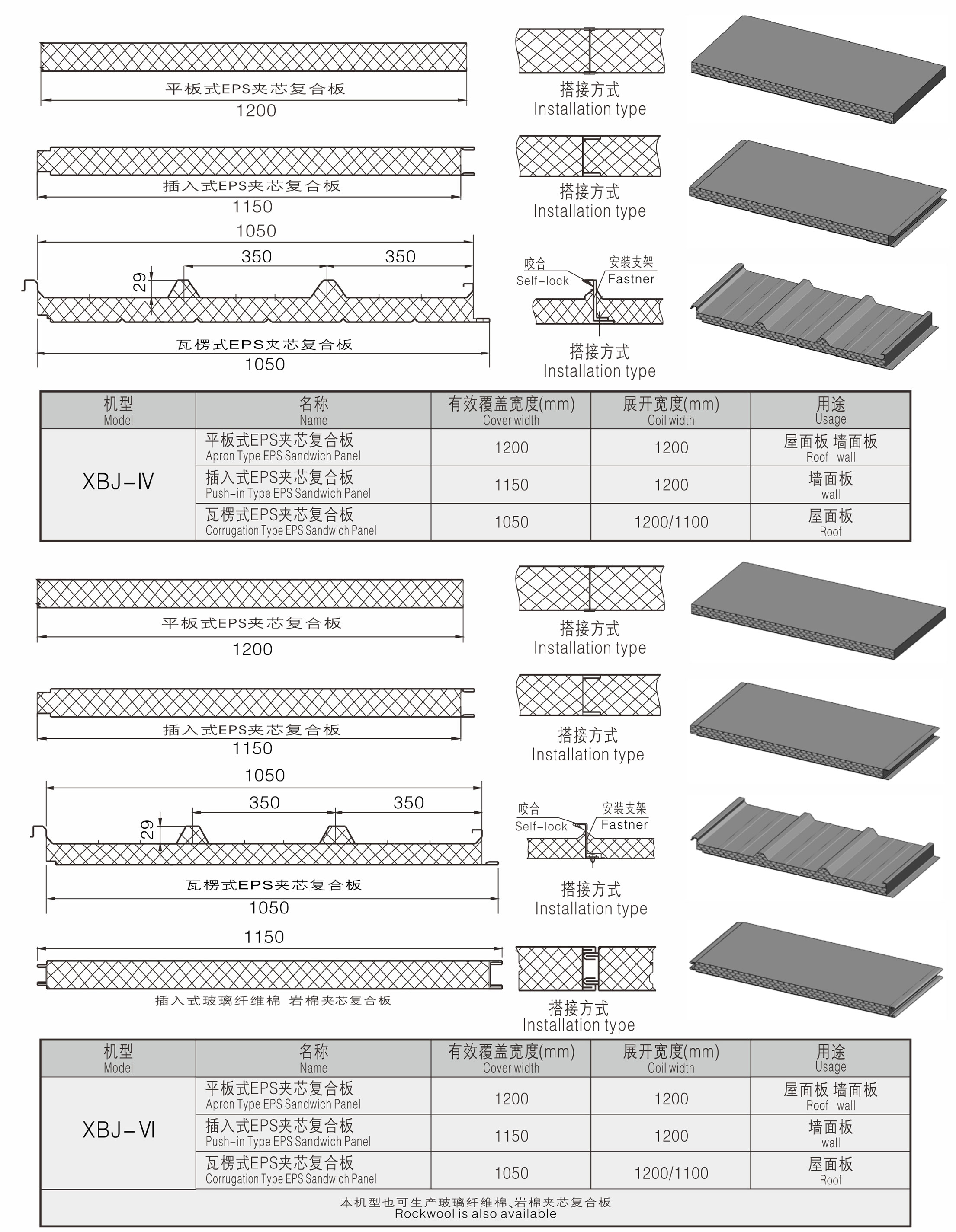 eps sandwich panel making machine