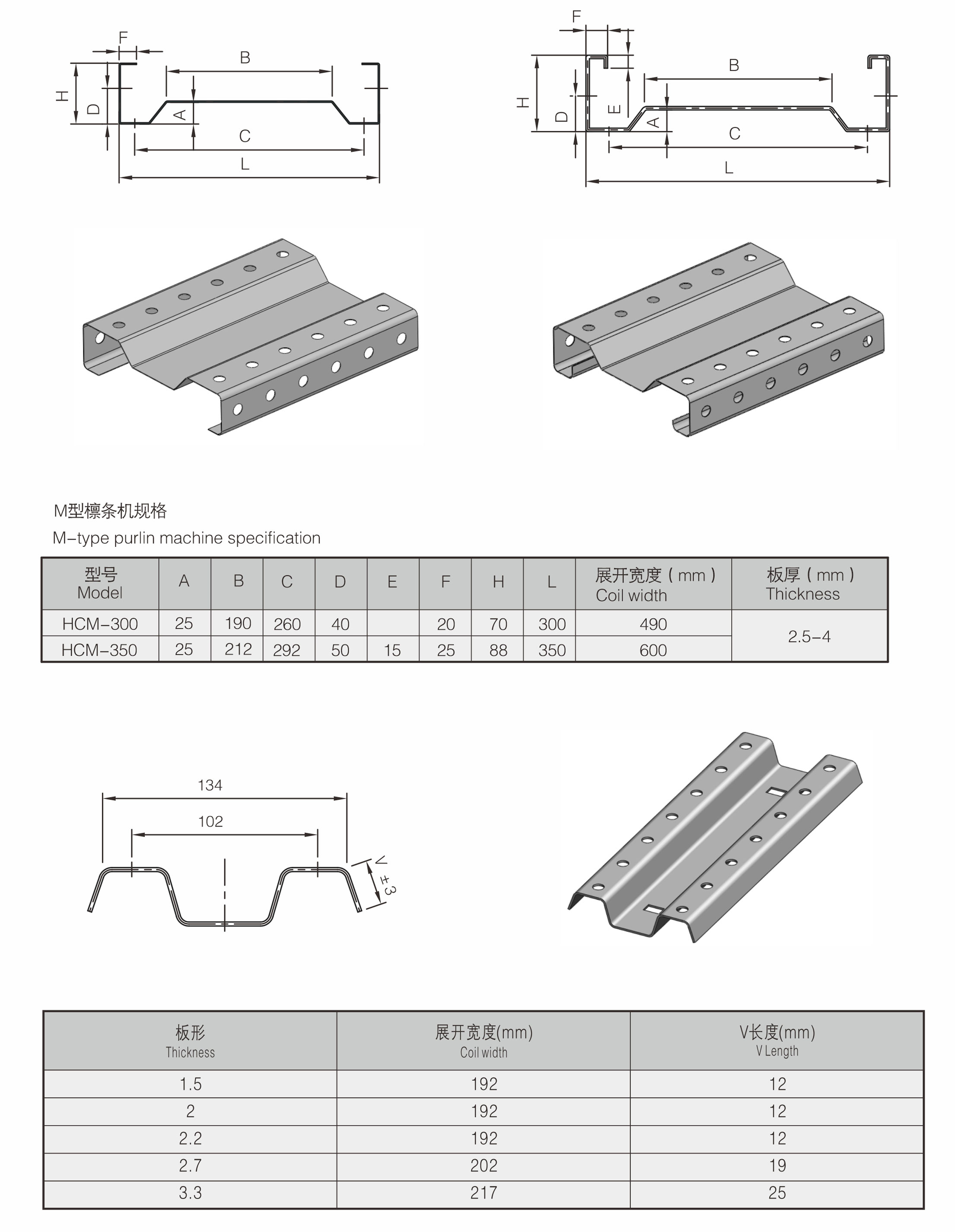 cz purlin roll forming machine